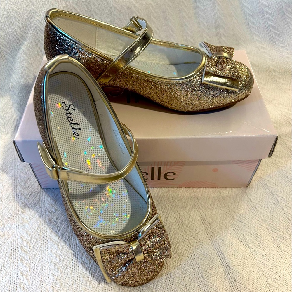 Stelle Girls Dress shoes, Mary Jane low heel